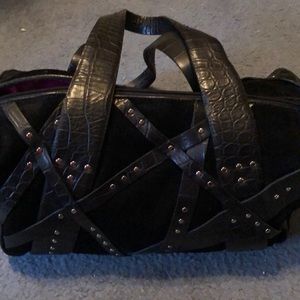 Donald J Pliner Black Purse
